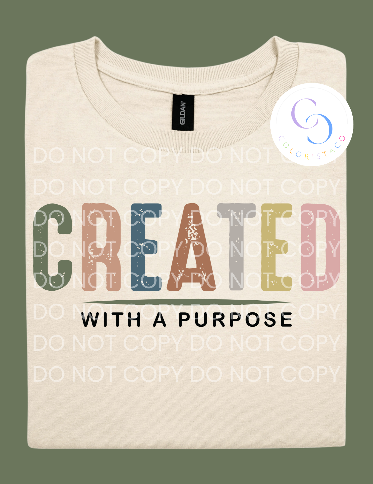 Created With a Purpose Boho Tee