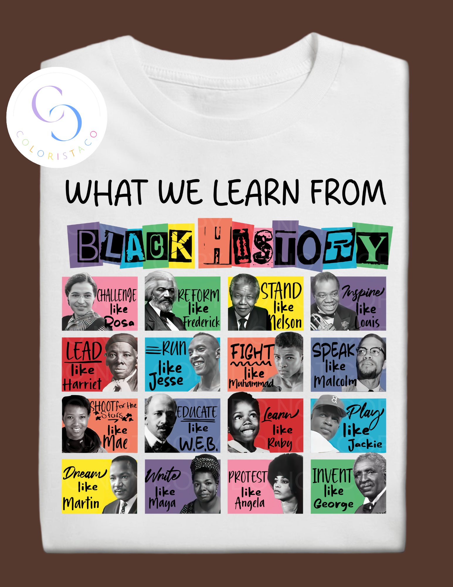 Colorful What We Learn Design