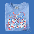 Floral Bow USA Tee
