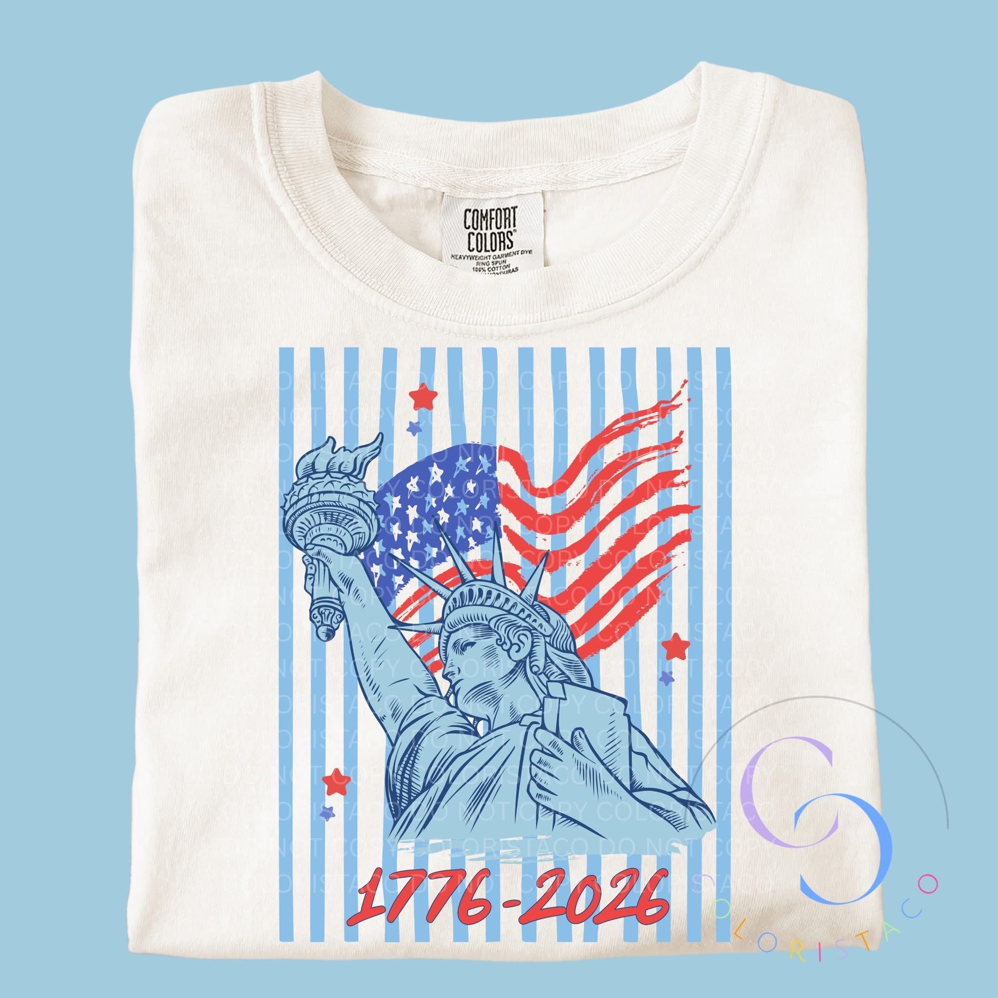 Vintage Liberty Flag Tee