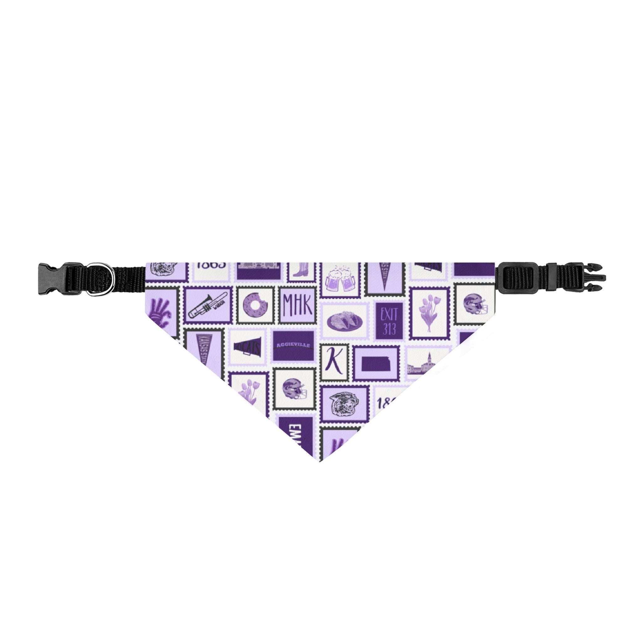 K-State Wildcats Stamp Dog Bandana