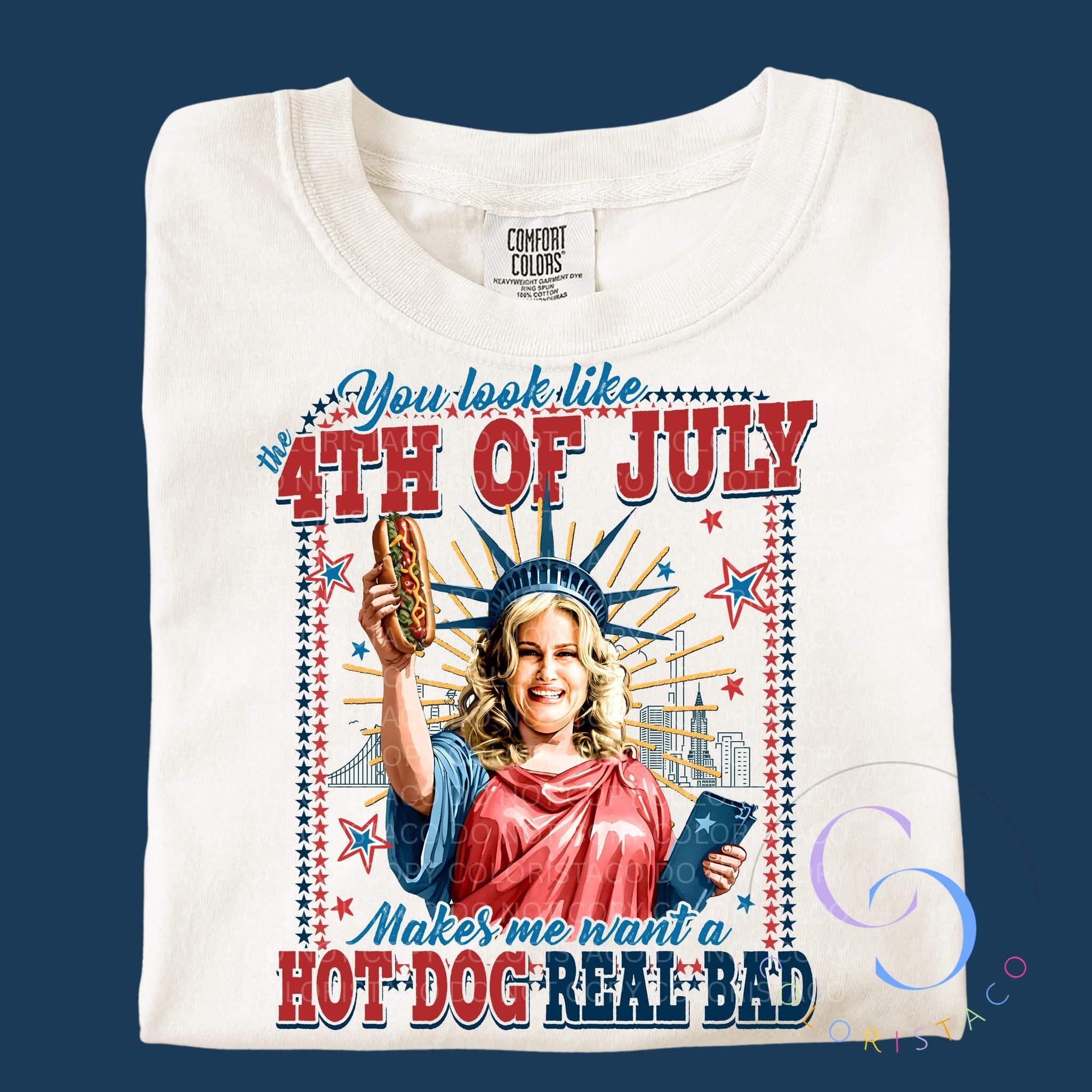 4th of July Hot Dog Tee