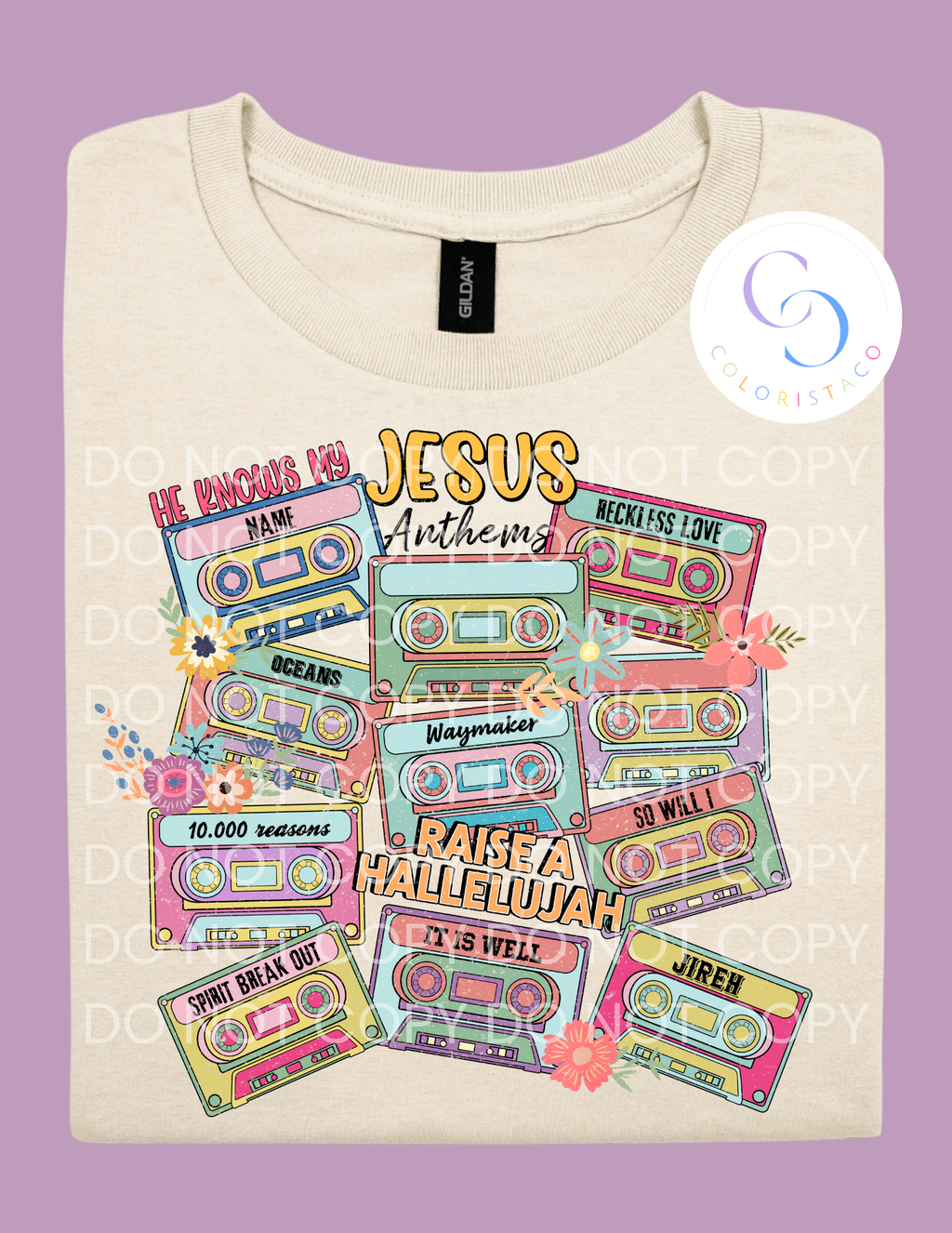 Gospel Music Cassette Tape Tee