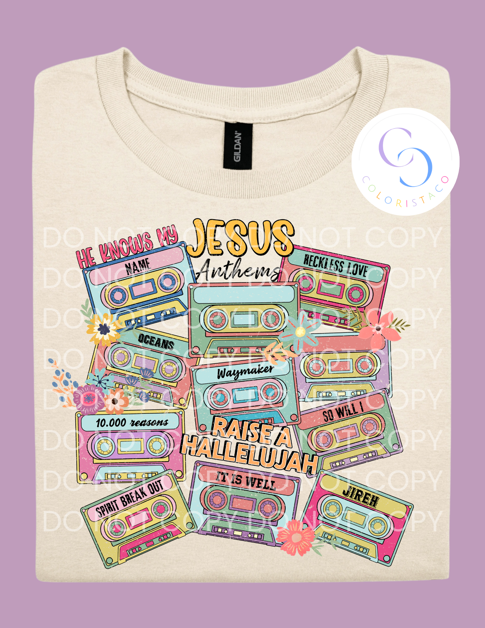 Gospel Music Cassette Tape Tee