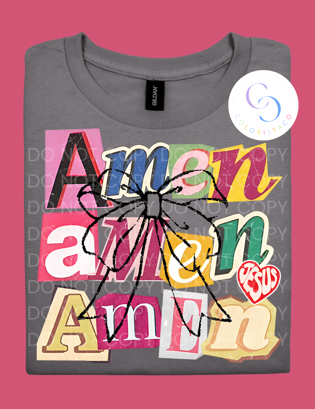 Scrap Letter Amen