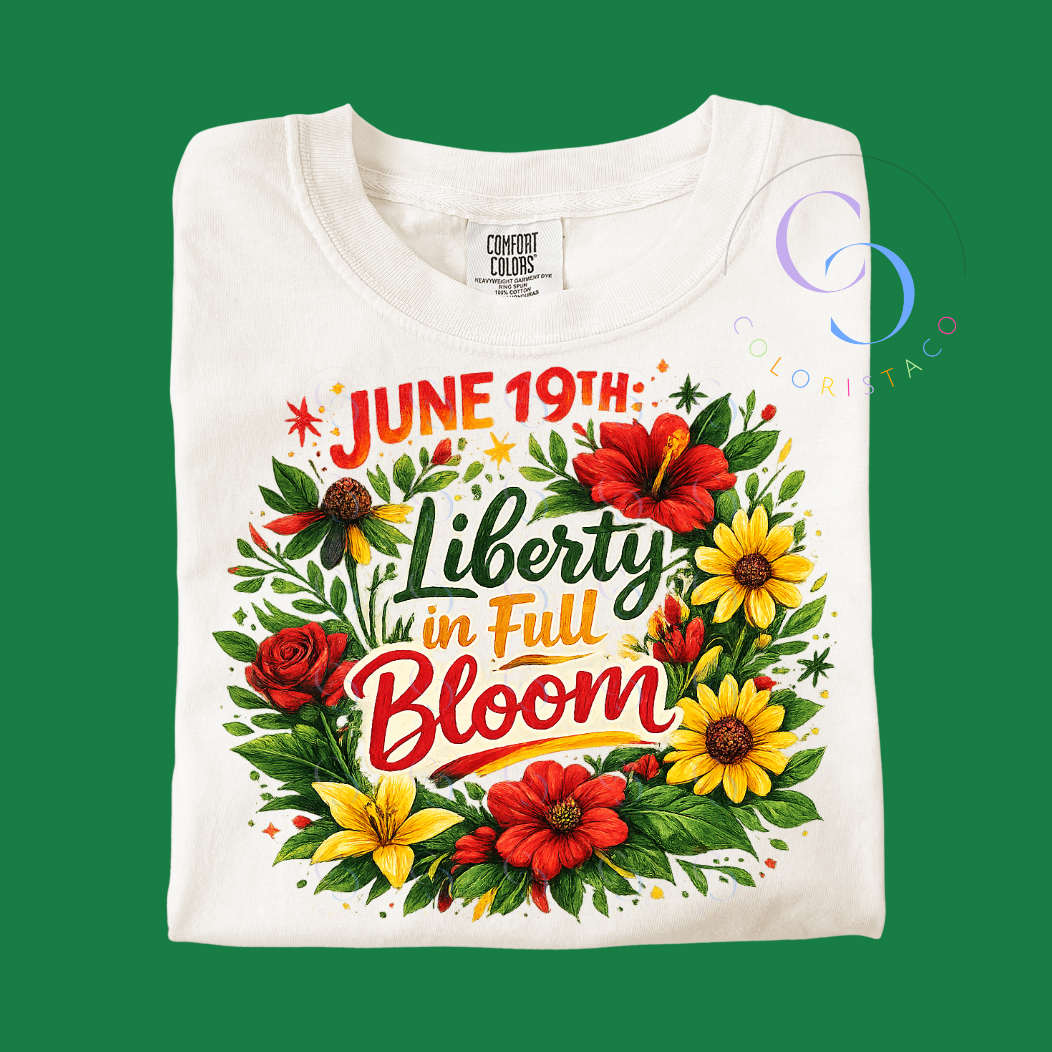 Juneteenth in Full Bloom Tee