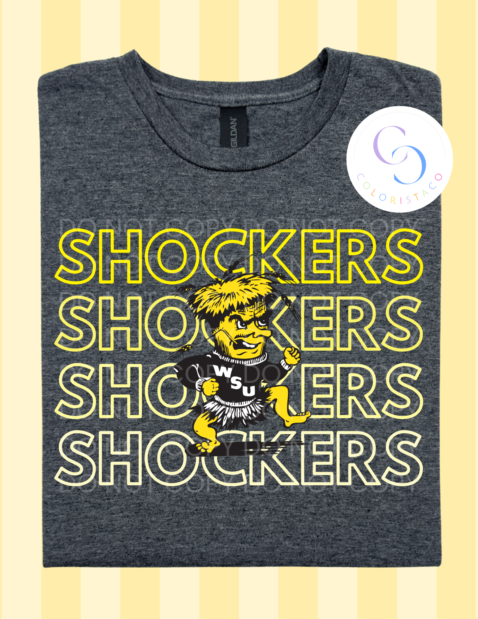 Shockers Game Day - Outline Repeat Tee