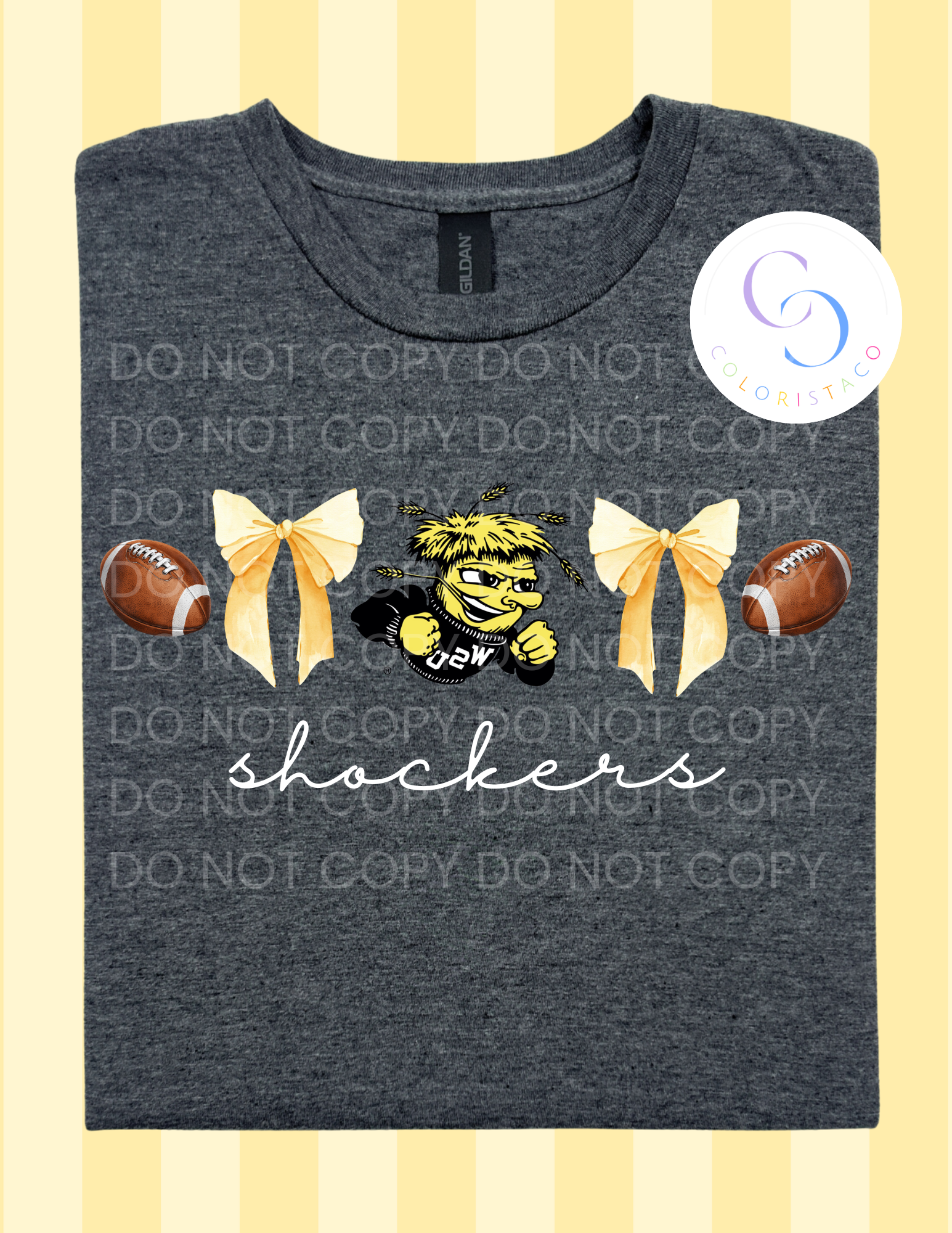 Shockers Game Day- Ribbon Spirit Tee