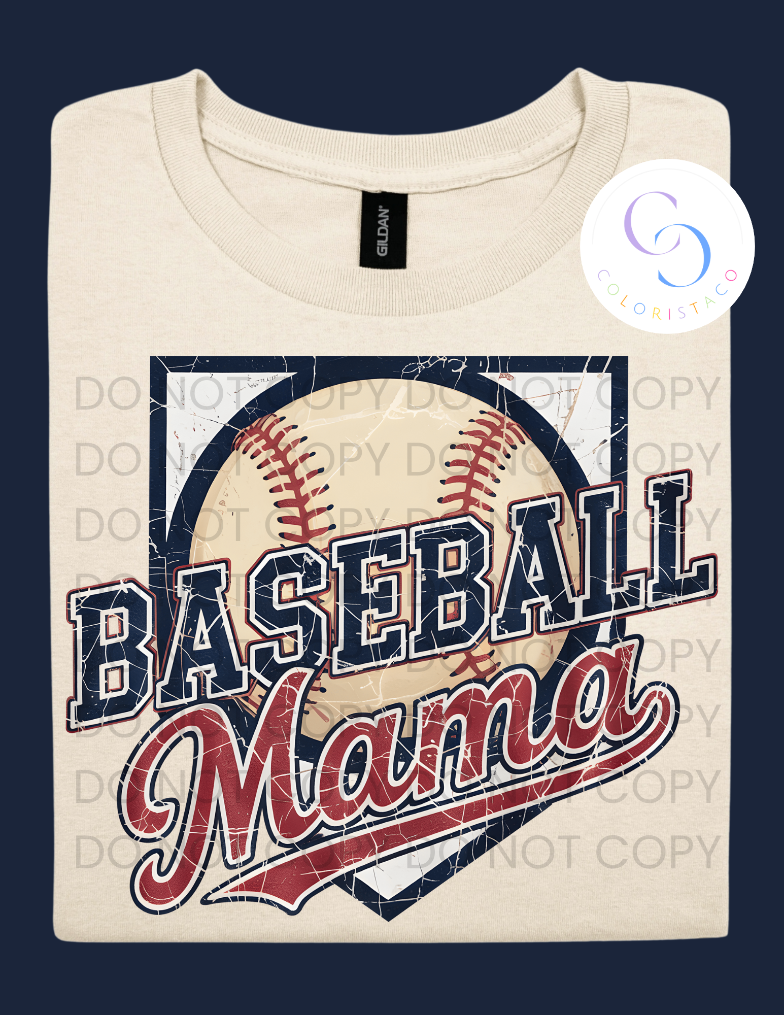 Classic Baseball Mama Design