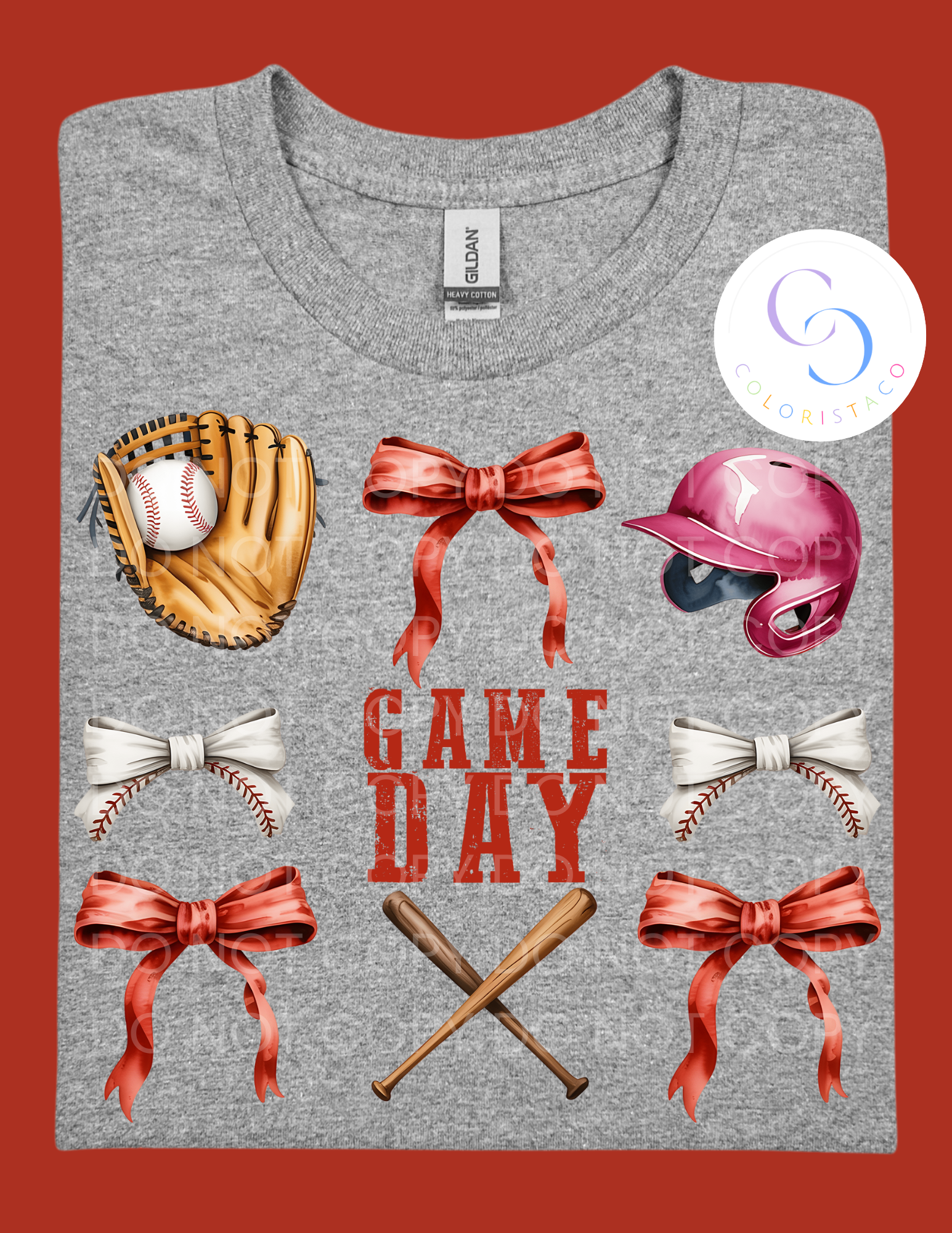 Baseball Game Day Grid Design