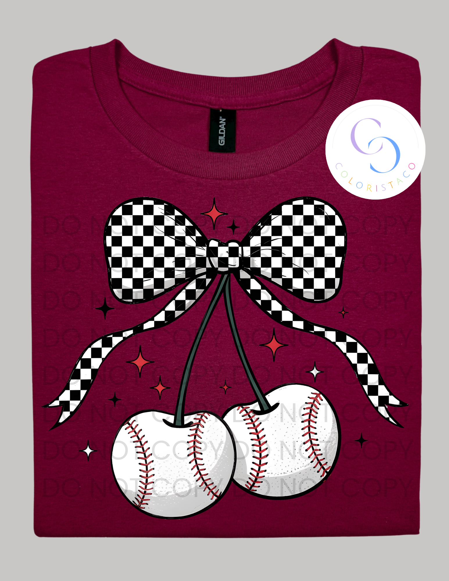 Baseball Cherry Design