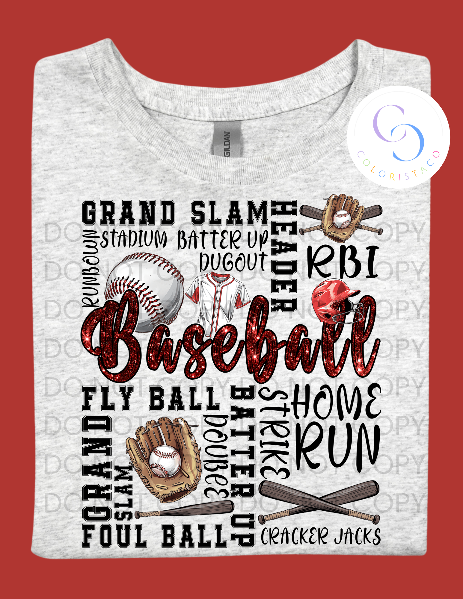 Baseball Lingo Collage