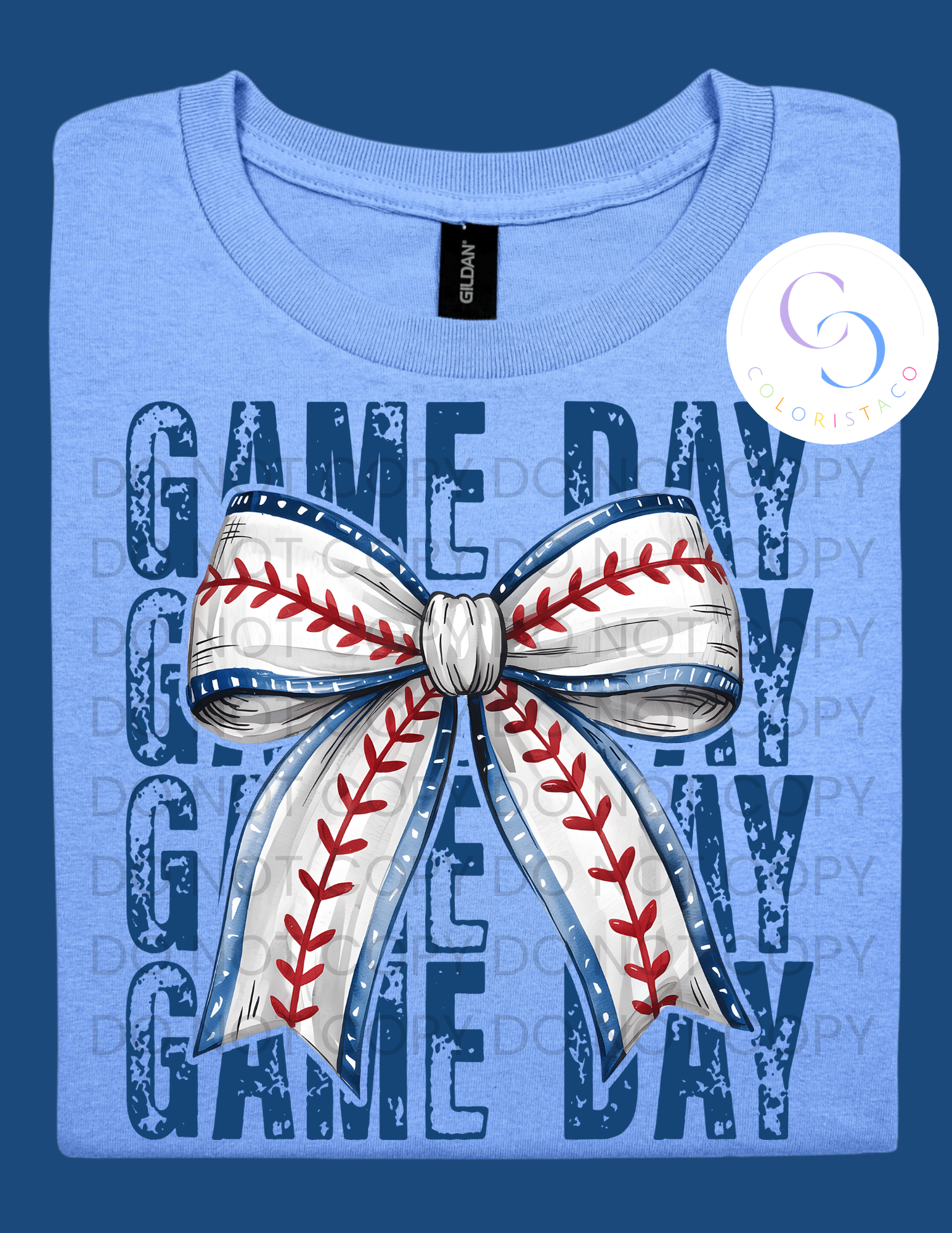 Stacked Baseball Bow Design