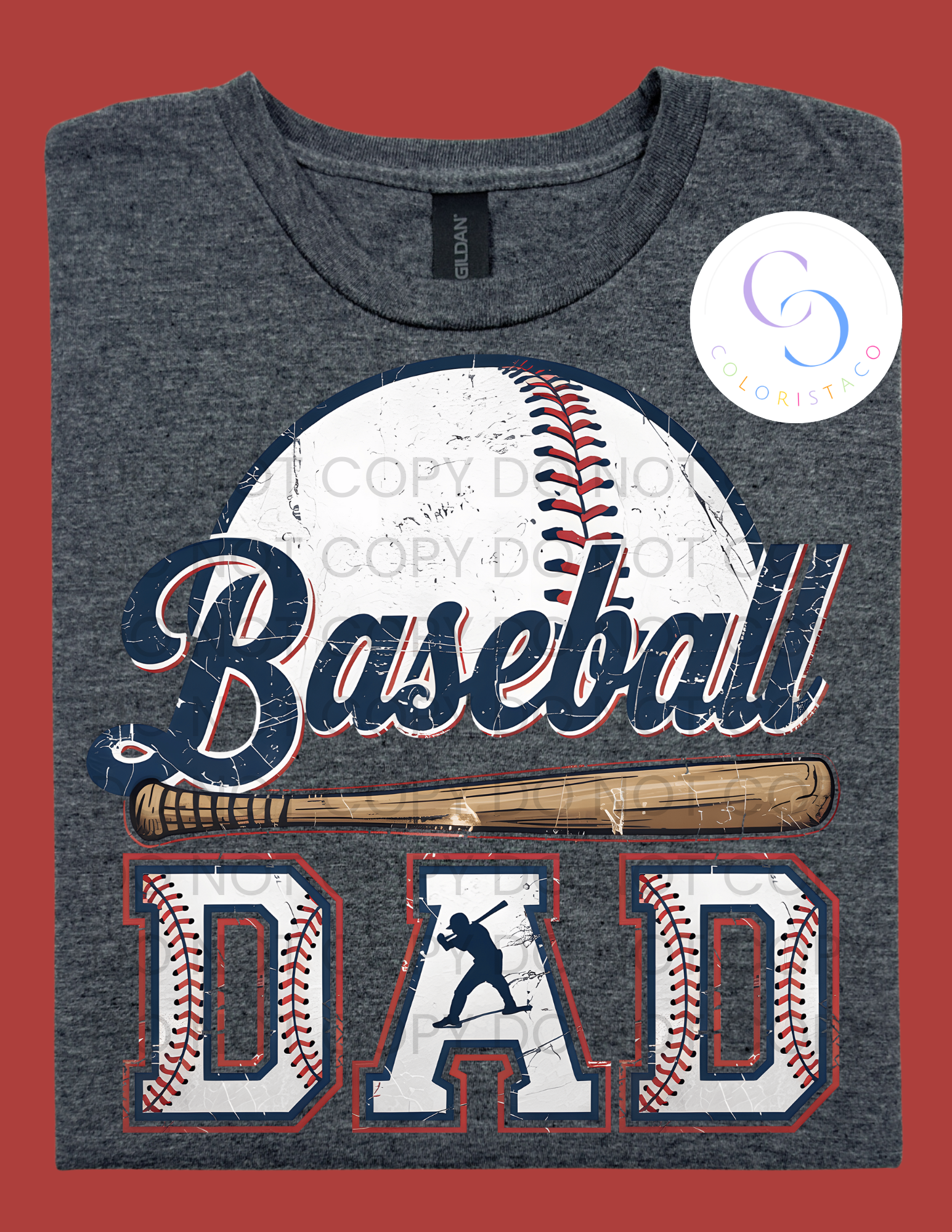 Classic Baseball Dad Design