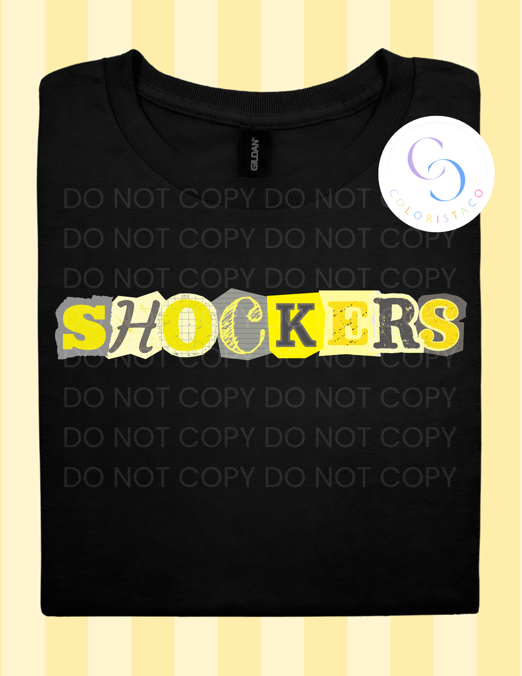 Shockers Game Day- Scrap Letter Tee