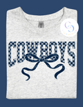 Checkered Bow Cowboys Design