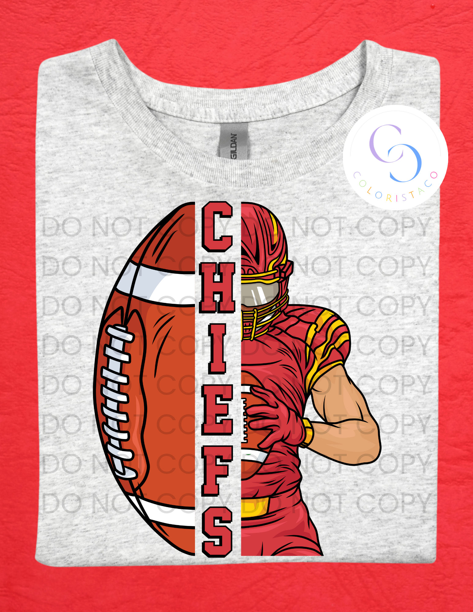 KC Football Player Tee