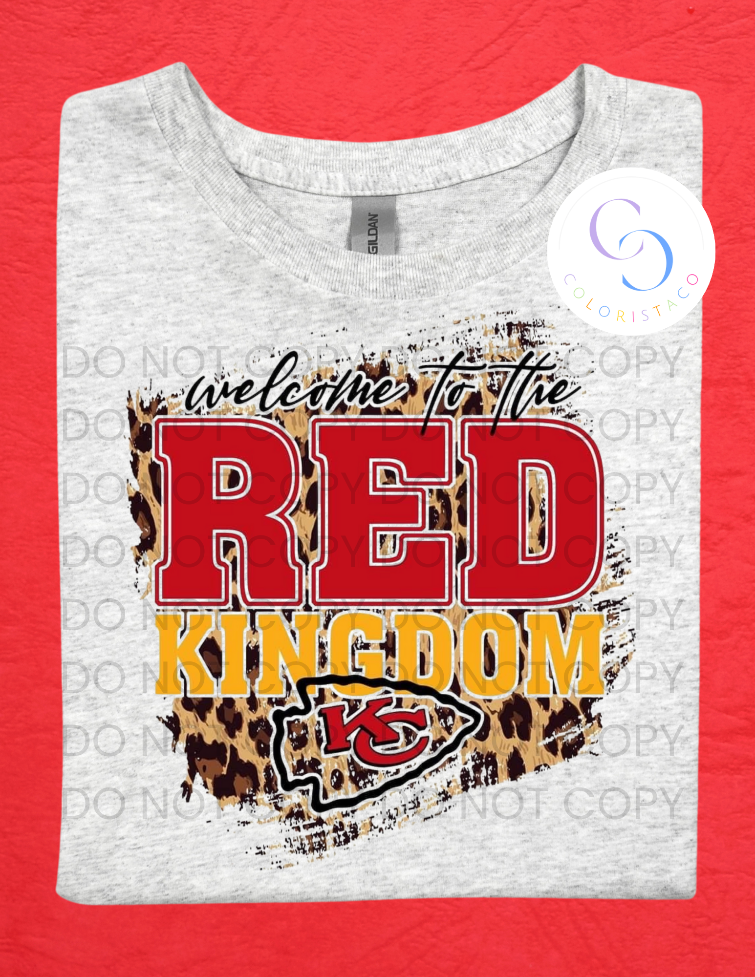Red Kingdom Cheeta Tee