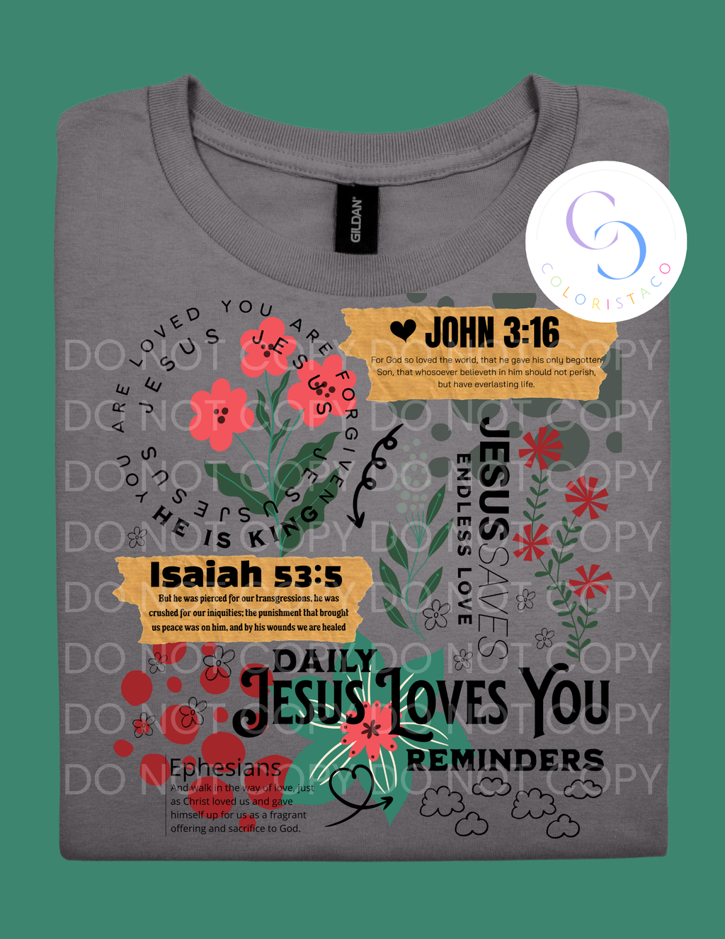 Daily Reminder Collage Tee