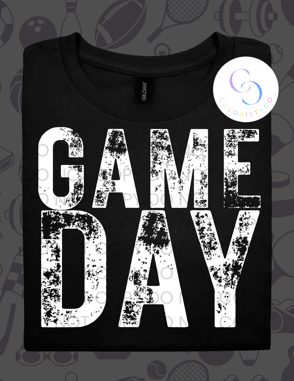 Textured Game Day Design
