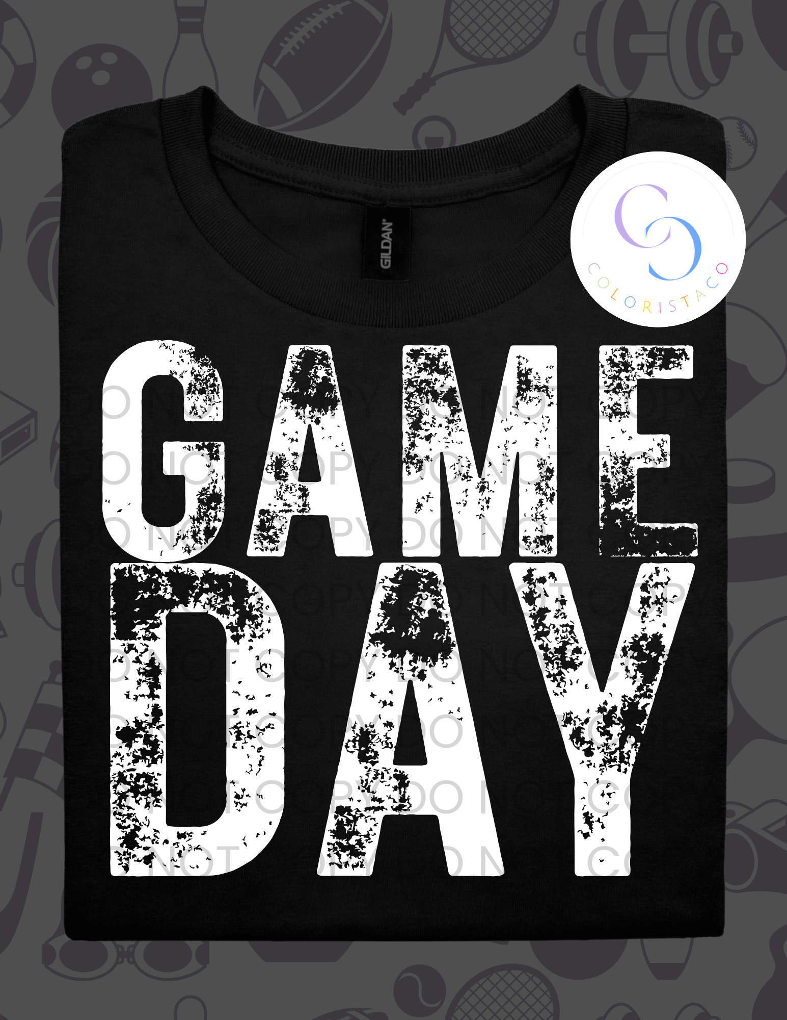 Textured Game Day Design