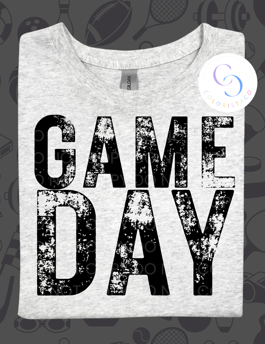 Textured Game Day Design