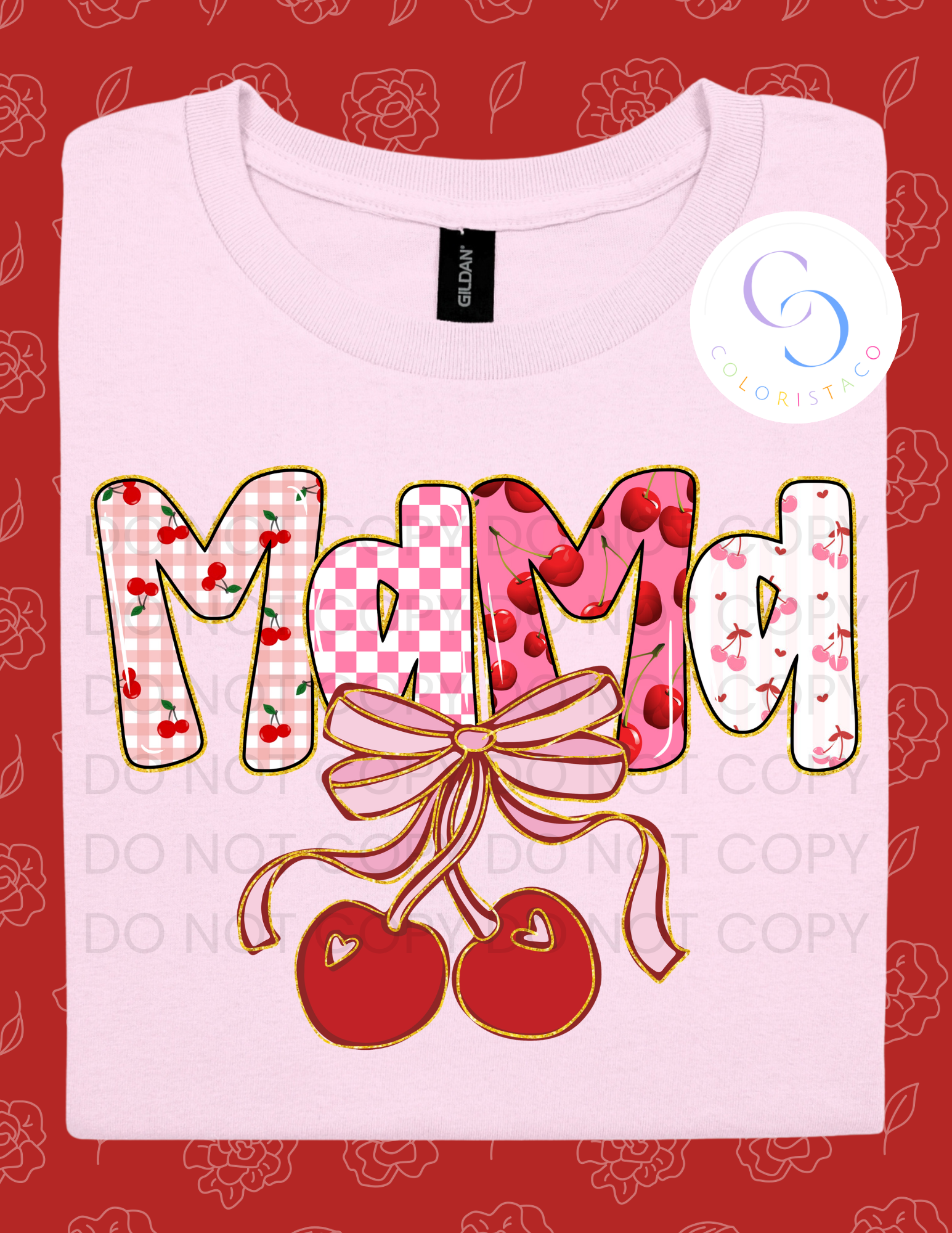 Cherry Print Mama Design