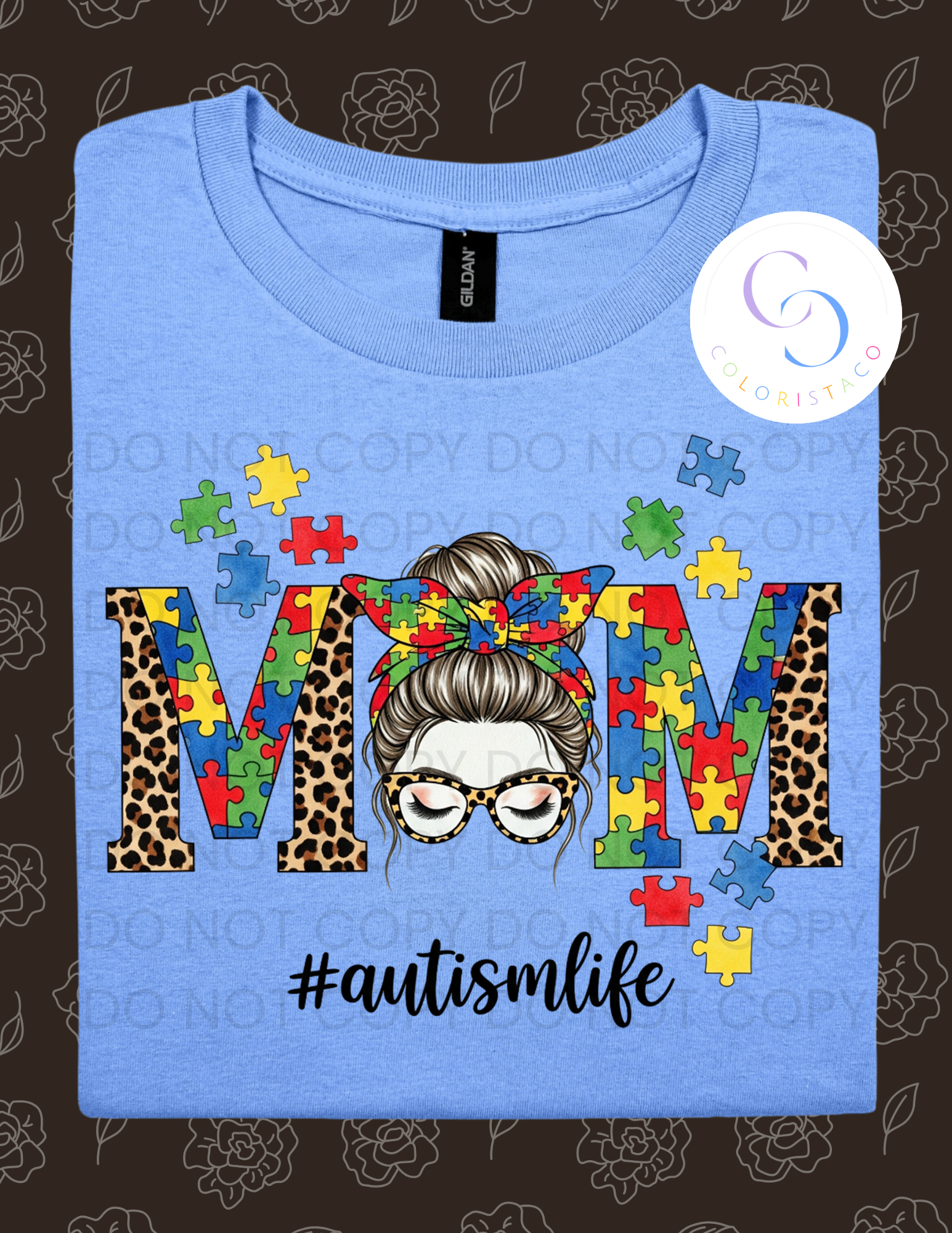 Mom Autism Life Tee