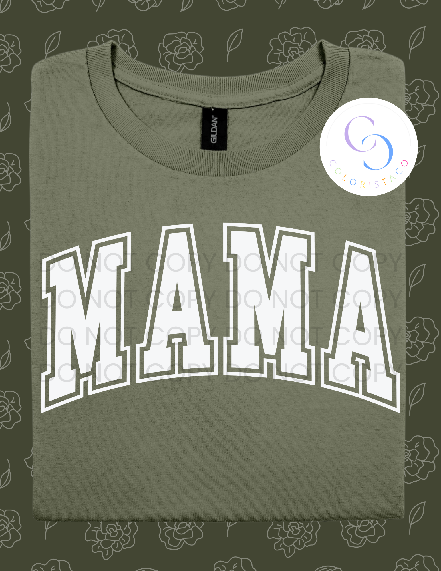 Varsity Letter Mama Design