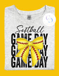 Softball Gameday Bow Design