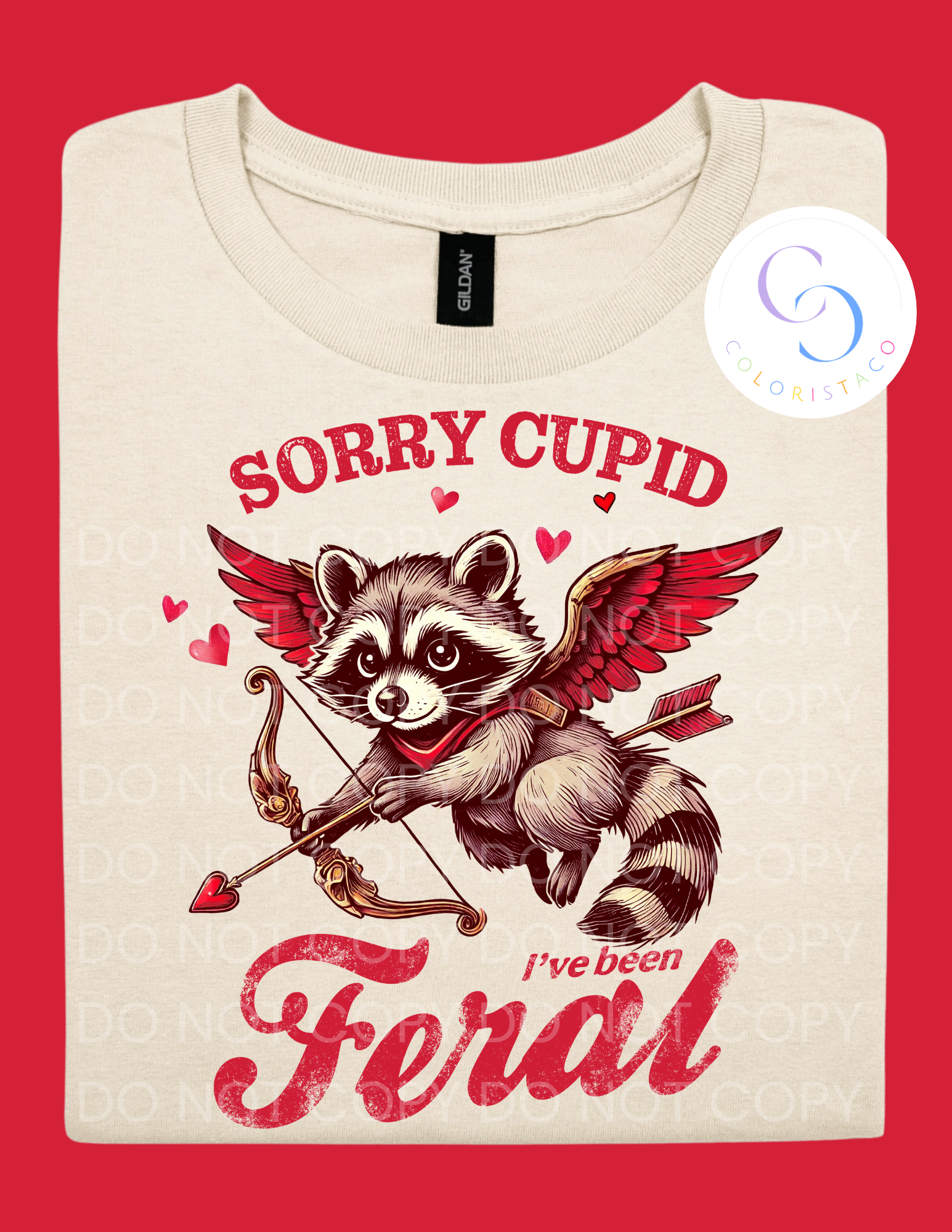 Feral Love Racoon Design