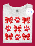 Valentine Paw Print Design