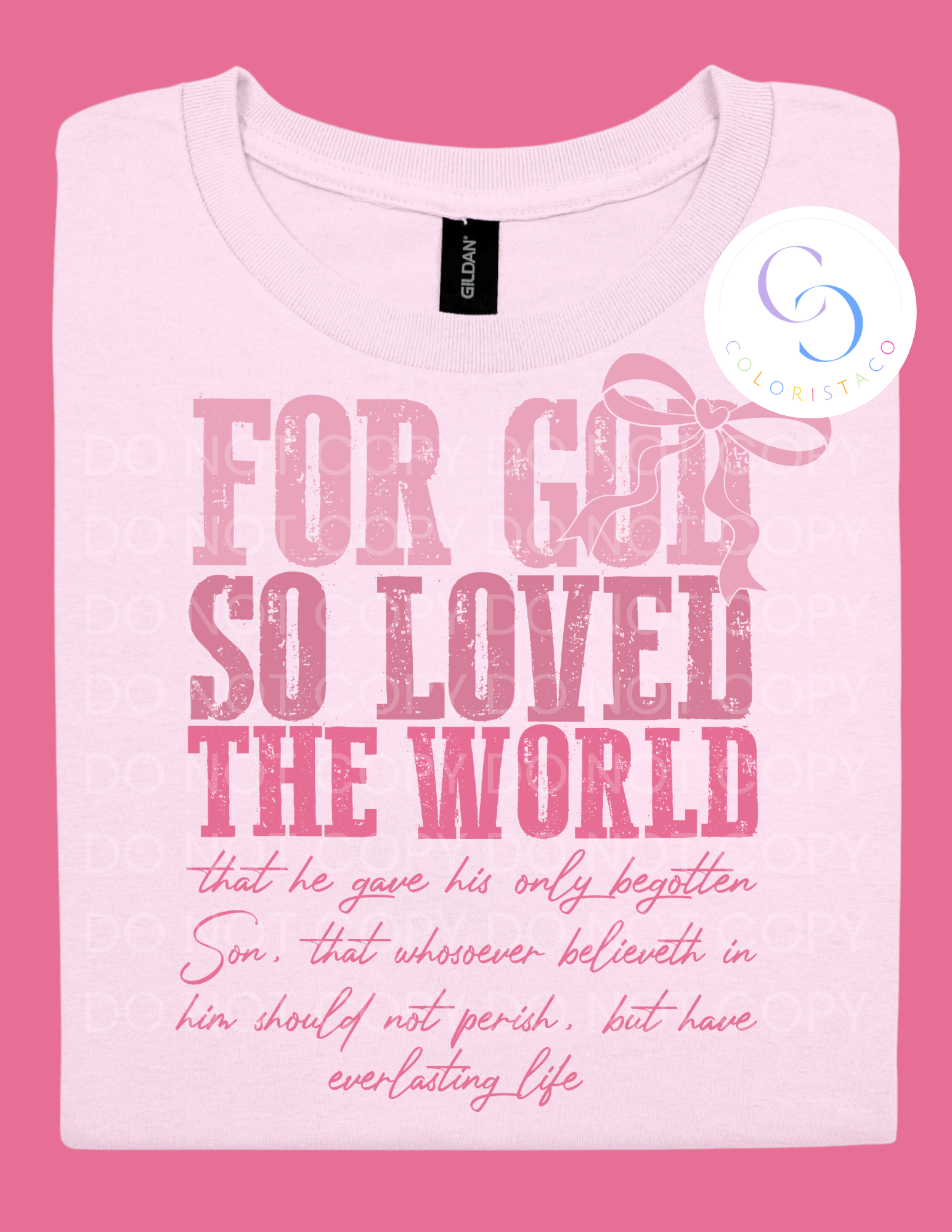 For God so Loved the World Design