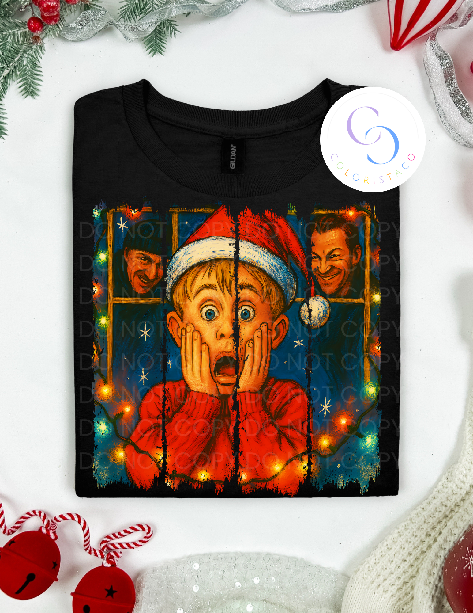 Surprised Holiday Kid Design
