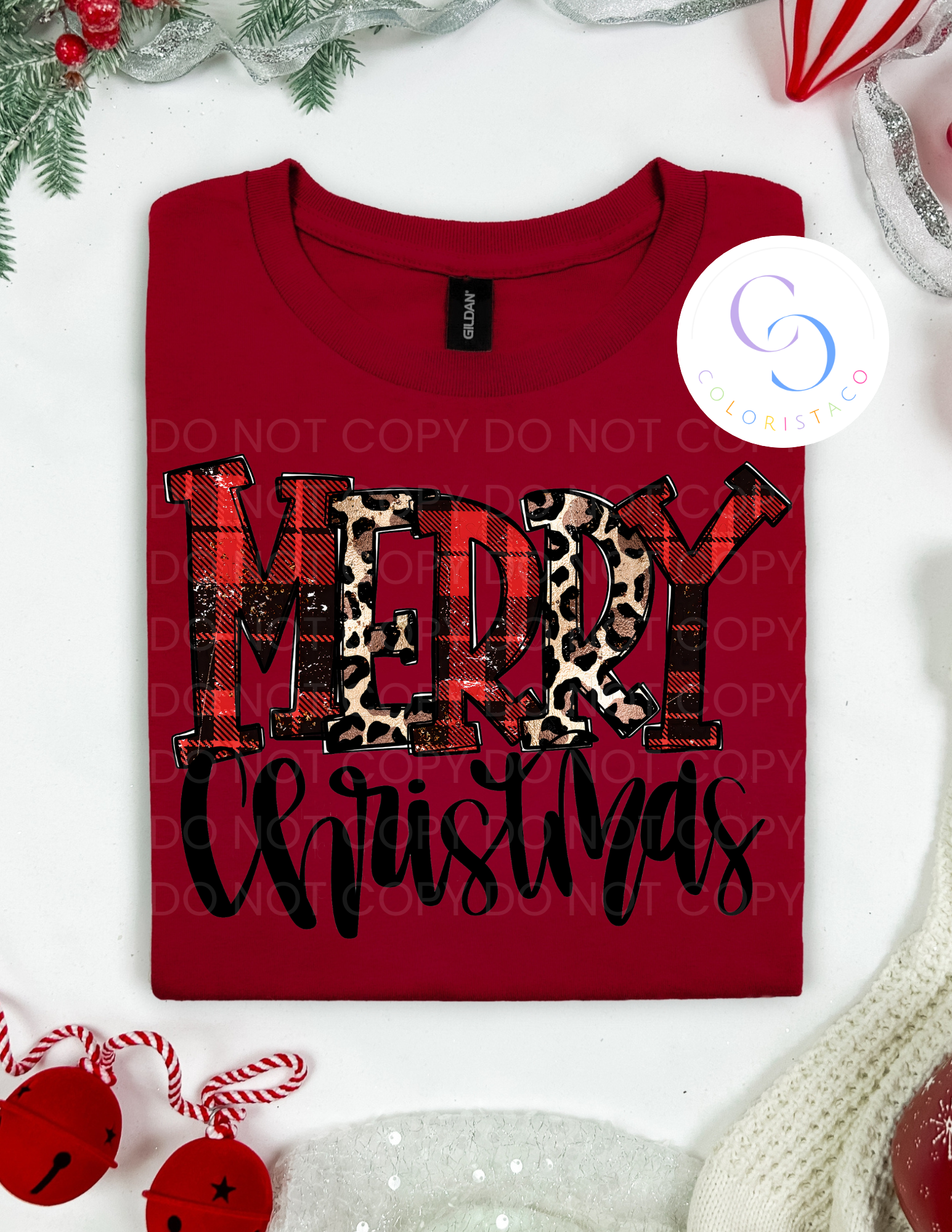 Leopard & Plaid Merry Design