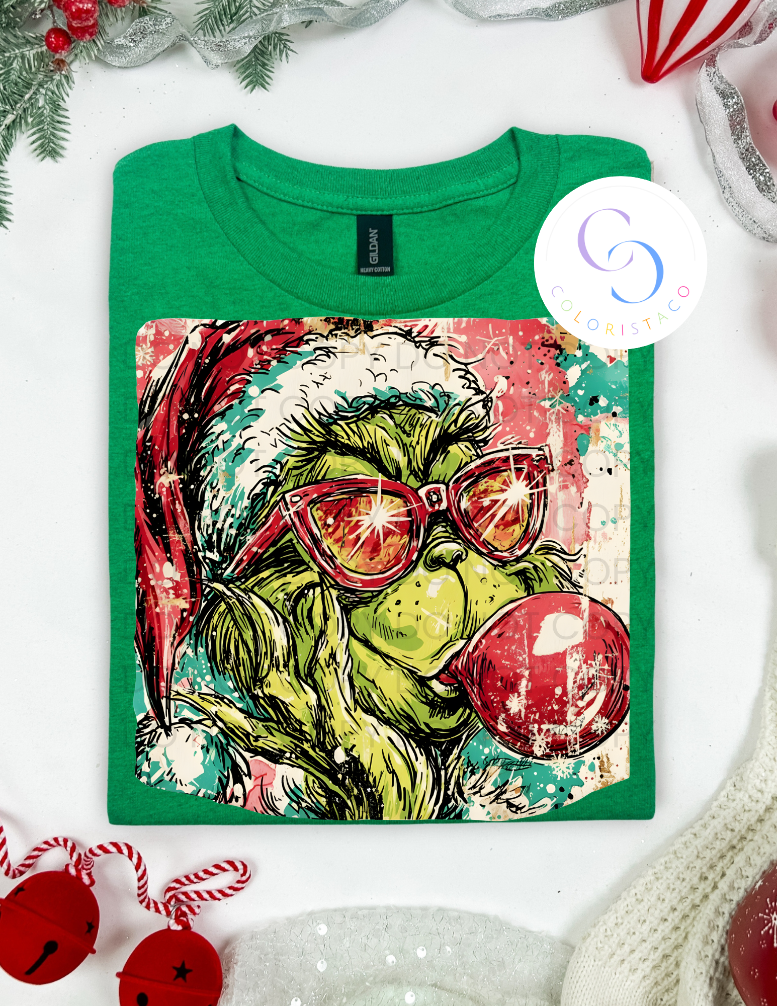 Bubblegum Grinch Design