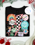 Retro Christmas Collage Design