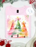 Pastel Painted Tree Design